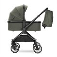 Carrozzina combinata REYA 3in1 con cesta per neonato GREEN
